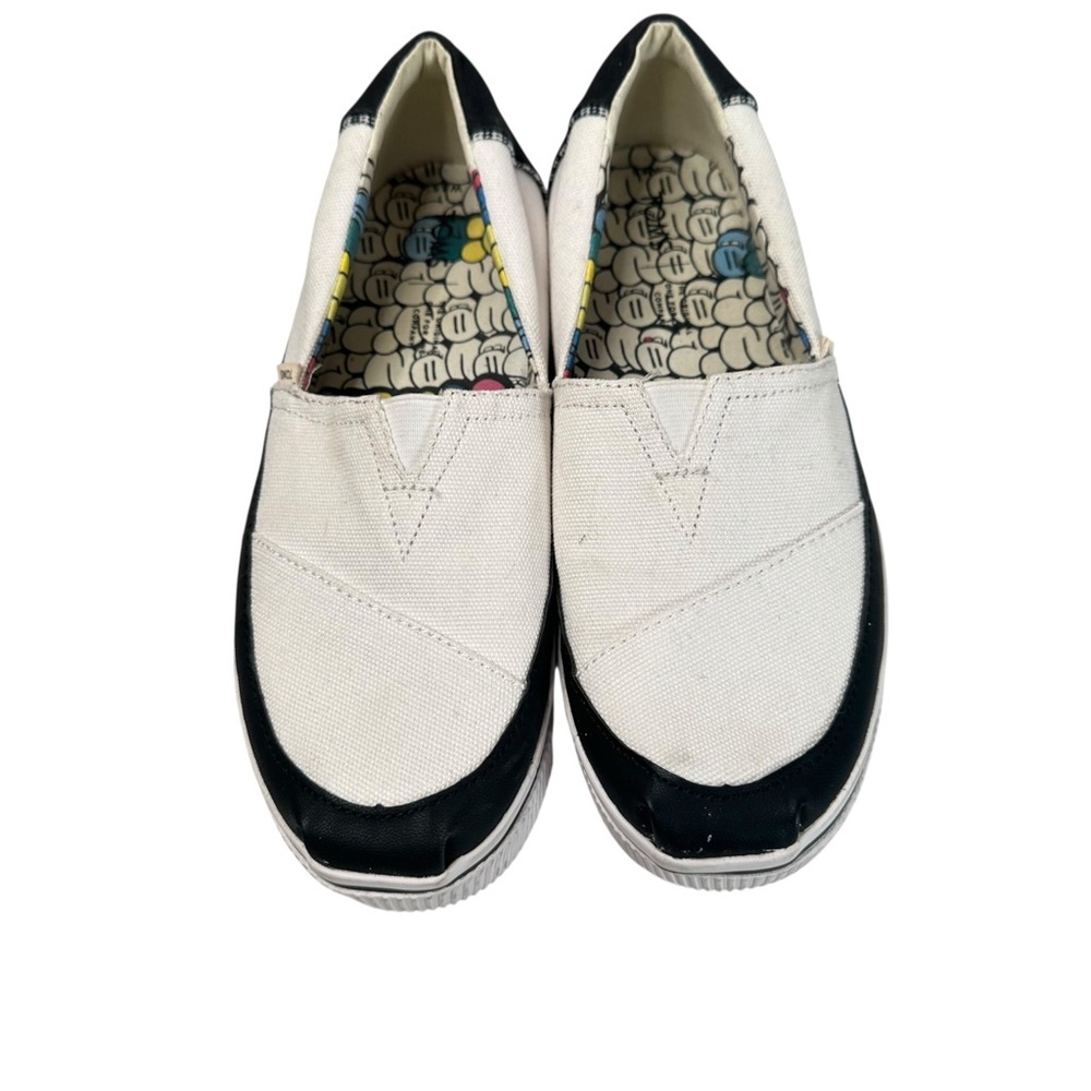 TOMS Alpargata Boardwalk Platform Slip On Sneakers Womens 8.5 Coastal Casual
